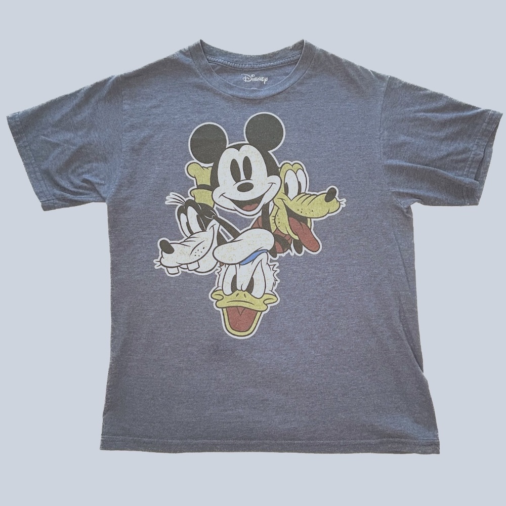 Retro Disney Tee - Vintage Mickey, Pluto, Goofy, Donald Duck